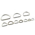 10pcs 100pcs Metal Non-Welded D Ring Adjustable Buckle For Backpacks Straps shoes Bags Cat Dog Collar Dee Buckles DIY Accessorie