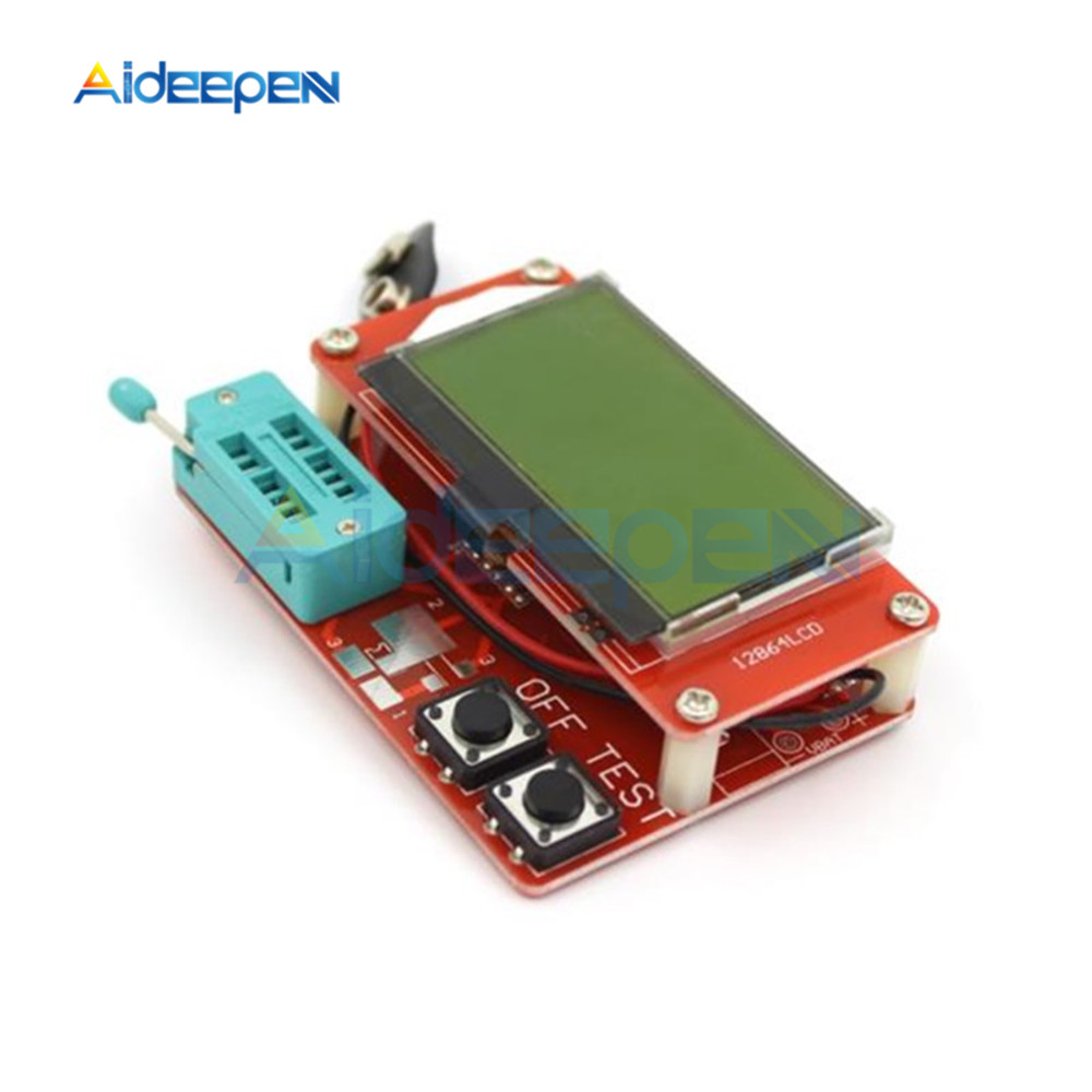 LCR-T5 ATmega328 LCD Digital Transistor Diode Tester Capacitance Resistance Meter MOS PNP NPN
