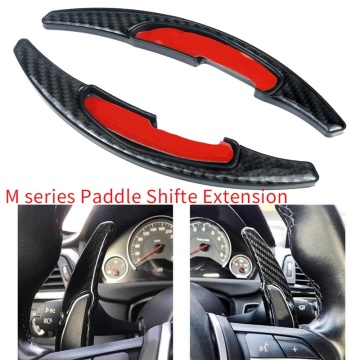 AU05 -Carbon Fiber Steering Wheel Paddle Shifter Gear Shift Shifter Extension For-BMW M Series M2 M3 M4 M5 M6 X 5M X6M