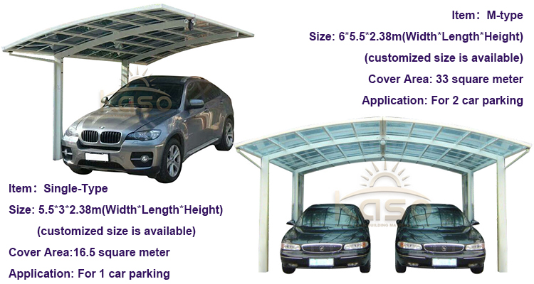 Power Single Oem Aluminum Solar Carport Kit China Manufacturer