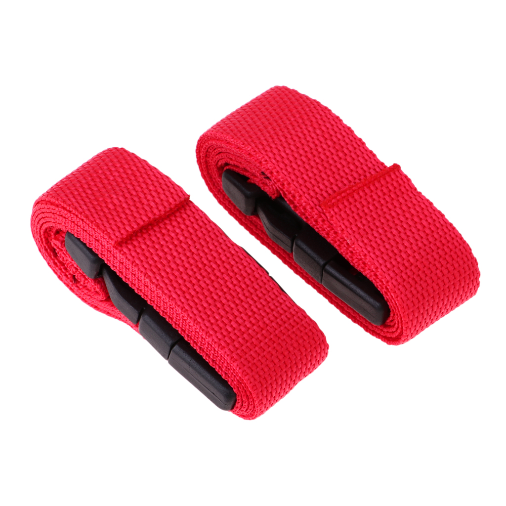 2pcs 39.Golf Trolley Webbing Straps/Luggage Tie down Straps with Quick Release Buckle Golf Trolley Tie Down Strap