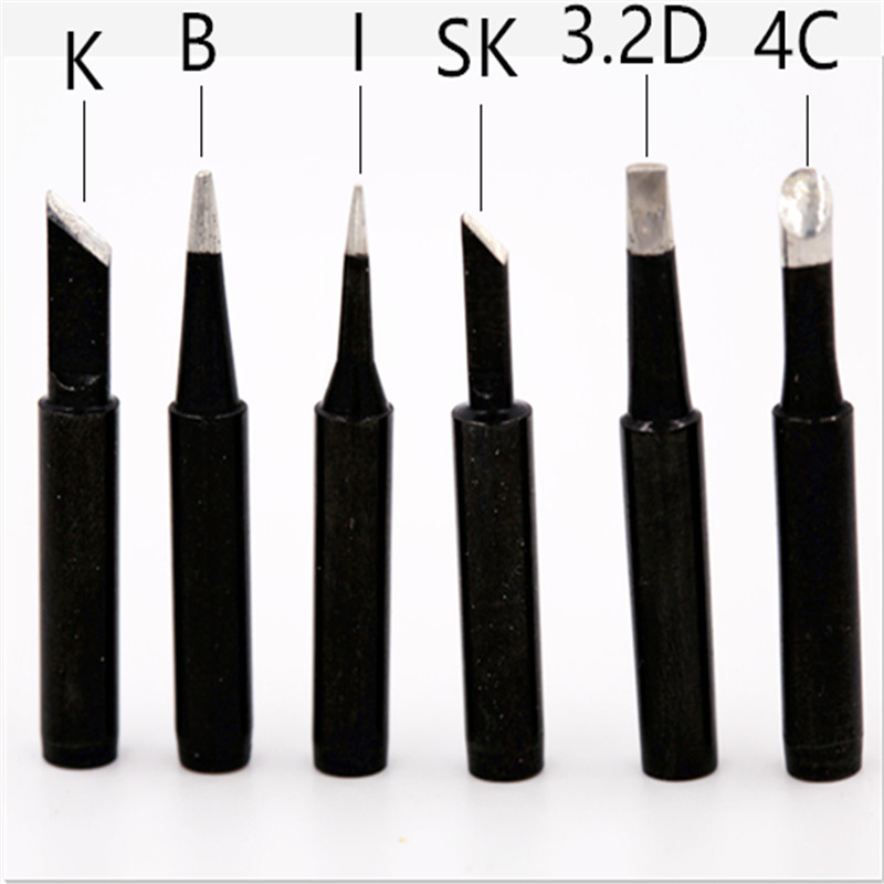 SZBFT High quality Black 900M-T soldering iron tip Lead-free Solder tip 933.376.907.913.951,898D,852D+