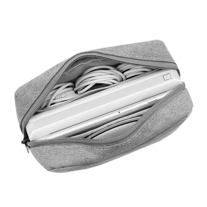 Portable Digital Storage Bags Organizer USB Gear Cables Wires Charger Power Battery Zipper Phone Bag Case Accessories Item