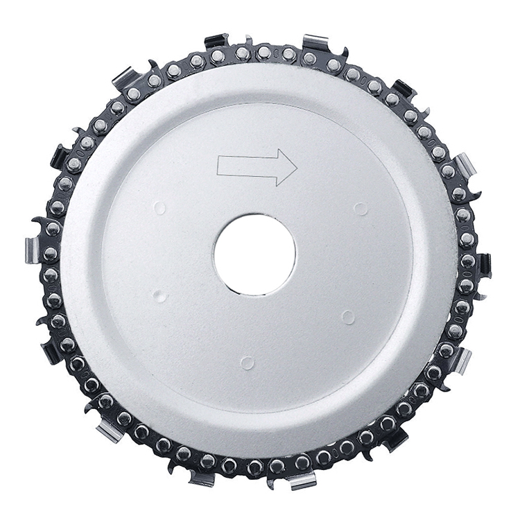 BINOAX 5 Inch Grinder Disc and Chain 14 Tooth Fine Abrasive Cut Chain For 125x22mm Angle Grinder