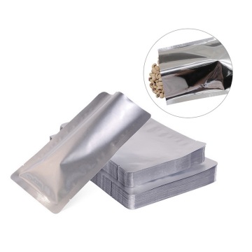 New 100pcs Vacuum Sealer Pouches Storage Bag Heat Seal Aluminium Foil Bags Food Grade Heat Sealing Bag Kitchen Supplies