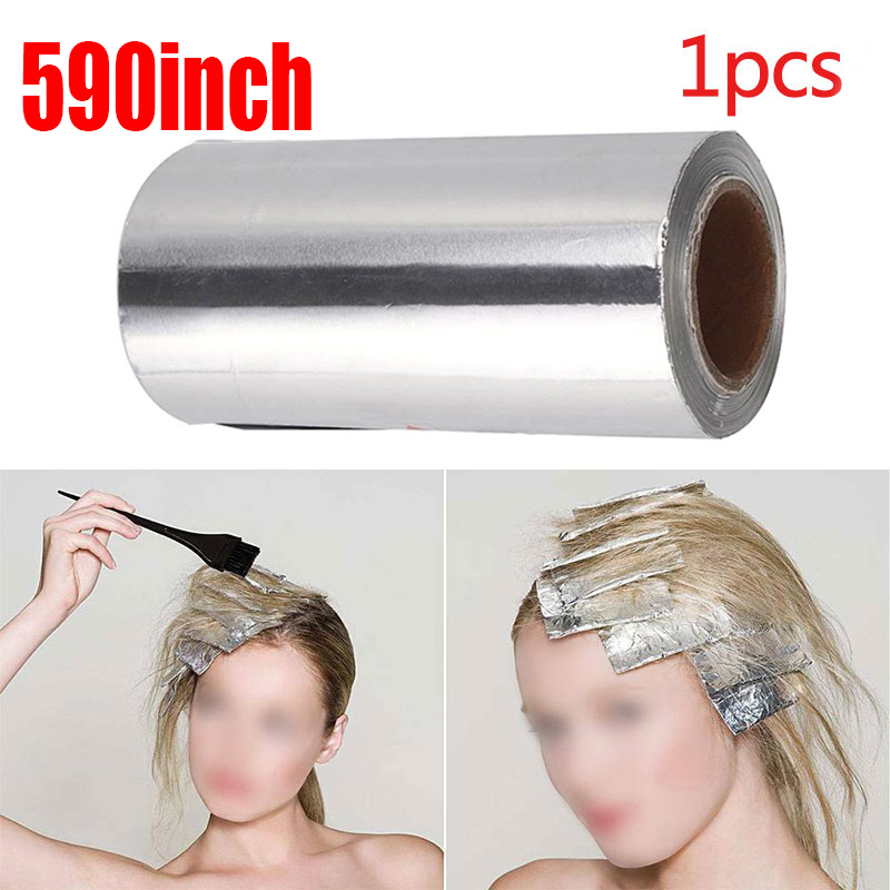 1 Roll Thicken aluminium foil for highlighting Hair Dye paper tablet hair coloring tools peluqueria papel aluminio para mechas