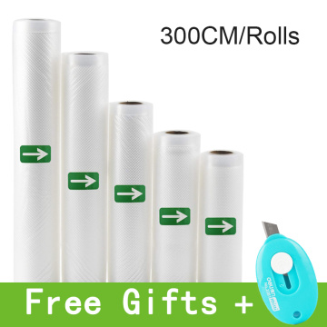Sous Vide Roll Bags For Vacuum Packing Machine Packaging Food Storage Vacuum Bags for Vacuum Sealer length is 300CM