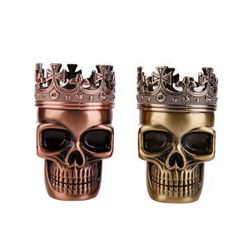 Skull Design Metal Grinder 3 Parts 43mm Tobacco Herb Grinder Weed Smoking Accessories