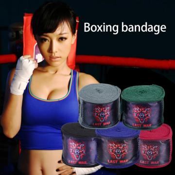 1 Pair 5M Solid Color Sports Boxing Bandage Strap Sanda Muay Thai Fighting Boxing Gloves Protecting Wrist Training Accessory hot