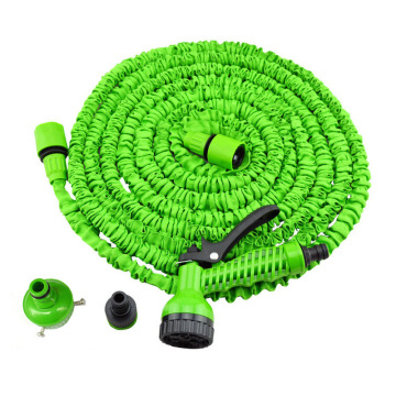 Hot Magic Garden Water Hose Flexible Hose Expandable Garden Hose Reels Tube Car Watering Connector Blue Green 25-50FT