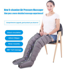 Eight-chamber air pressure leg massager promotes blood circulation, body massager, muscle relaxation, lymphatic drainage device