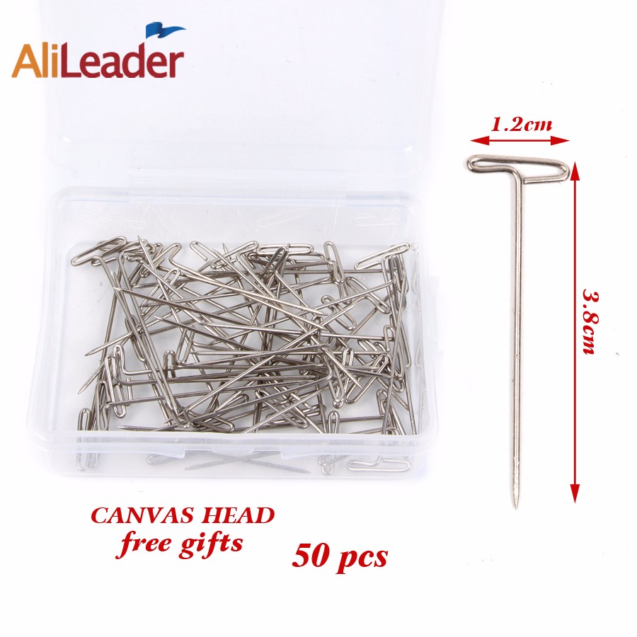 Alileader Training Mannequin Head Canvas Block Head Display Styling Mannequin Manikin Head Wig Stand Free Get T Needle Holder