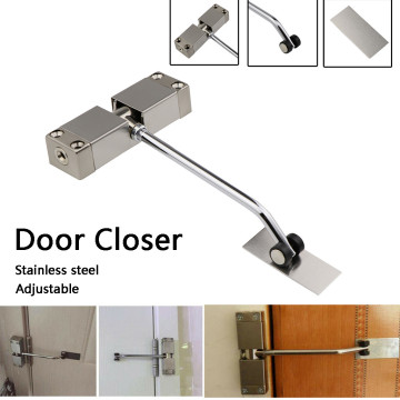 Adjustable Automatic Strength Spring Door Closer Hinge Fire Rated Door Channel Adjustable Surface Strength Single Closing Door