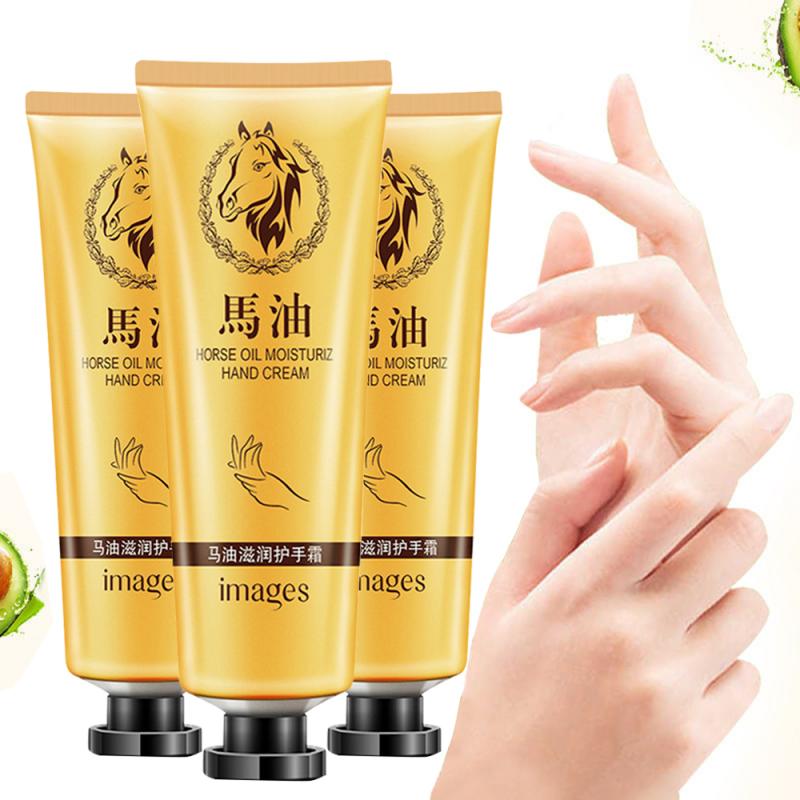 Horse Oil Repair Hand Cream Anti-Aging Crack Hand Lotion Whitening Nourishing Care Cream Dry Skin Care Peeling Cosmetic TSLM2