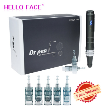 Dr pen Ultima M8 With 7 pcs Cartridges Wireless Derma Pen Skin Care Kit Microneedle Home Use Beauty Machine