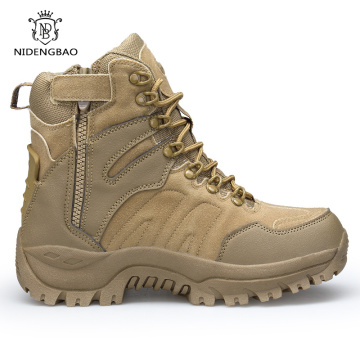 Men's Military Boot Combat Mens Ankle Boots Tactical Big Size 45 46 Army Boot Male Shoes Safety Motocycle Boots Quality Shoes