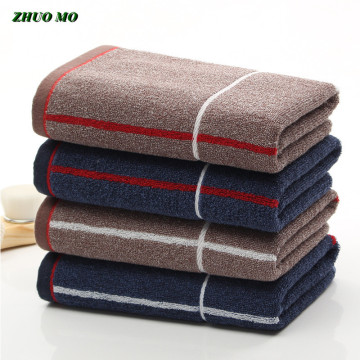 ZHUO MO New 40*90 cm Towel 100% Cotton Blue coffee Large size Towel for home Bathroom Quick dry for adults sport Gym Towels