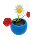 1PC Moving Dancing Swing Flip flap Solar Toy Power Sunflower Apple Car gadgets Gift Home Toys