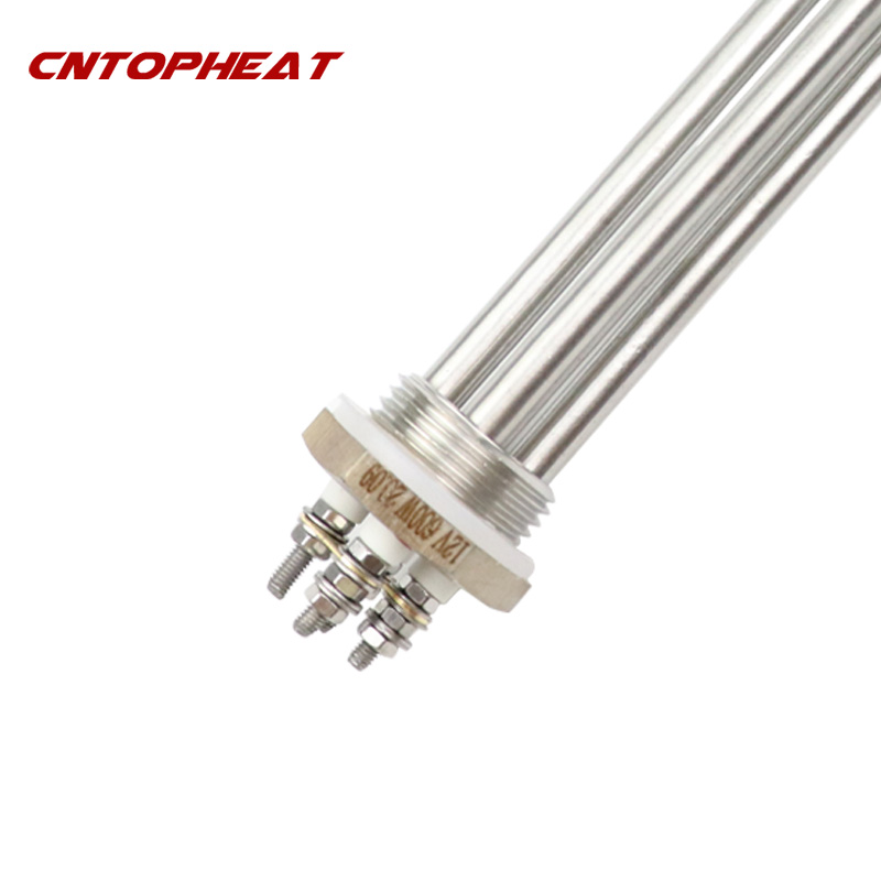 12v 600w 1"BSP Heating Element Tubular Electric Heater Immersion dc Solar Water Heater Element