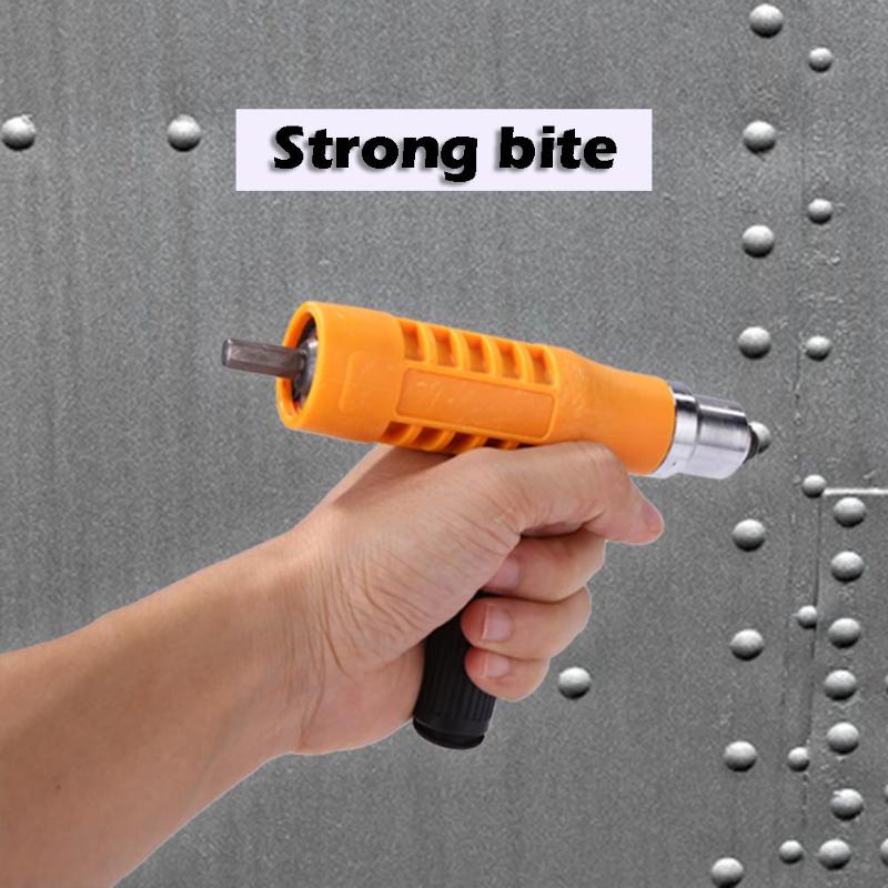 Professional Electric Rivet Nut Gun Machine Core Pull Accessories Cordless Riveting Gun Drill Adapter Riveter Insert Nut Tools