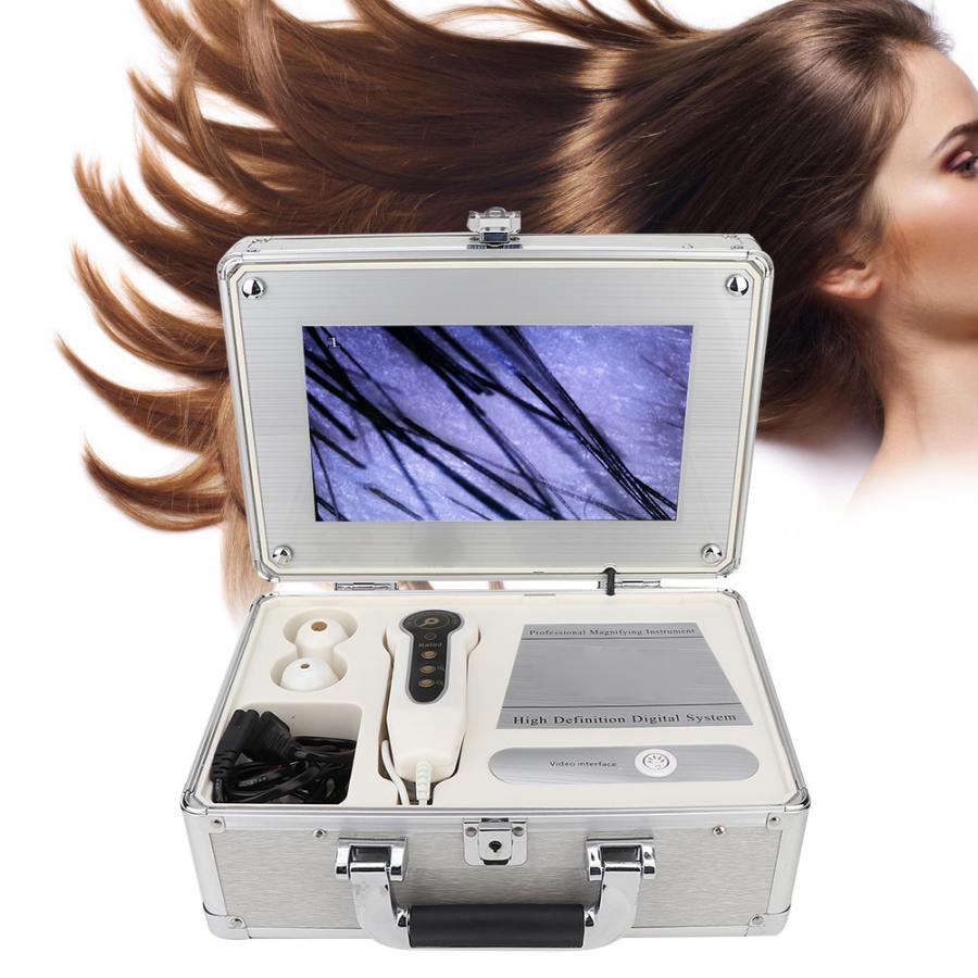 Skin Hair Analyzer Electric Facial Skin Detector 10.1 Inch Digital Scalp Hair Follicle Tester Professional Beauty Skin Care Tool