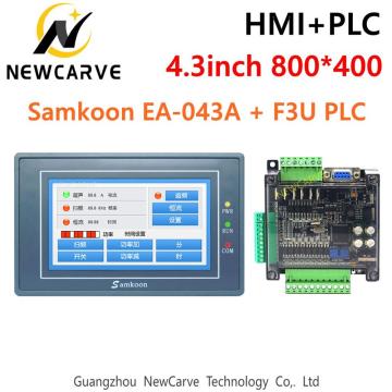 Samkoon EA-043A HMI Touch Screen 4.3 Inch And FX3U Series PLC Industrial Control Board Newcarve