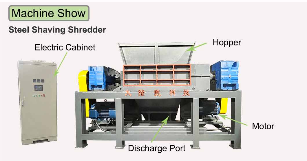 steel shaving shredder