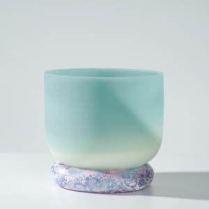 [Discount]Q're Green Yellow E Note Crystal Singing Bowl Solar Plexus Chakra 8 inch