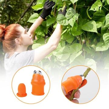 Silicone Thumb Knife Plucking Device for Cutting Vegetable Agricultural