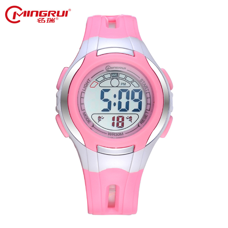 2020 Brand MINGRUI Children Waterproof Luminous Digital Watch Kids Silicone Sport Watches Students Alarm LED Watch Hour Clock