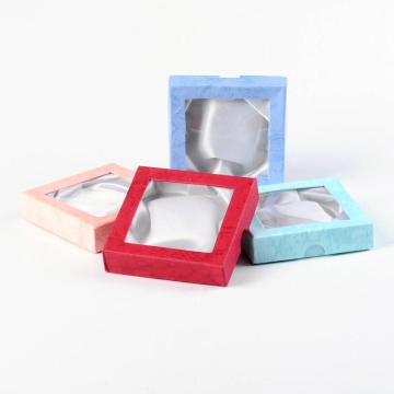 120pcs Jewelry Bracelet Gift Boxes Mixed Color Square Cardboard Jewelry Boxes for Bracelet & Bangle Cases Display 90x90x20mm
