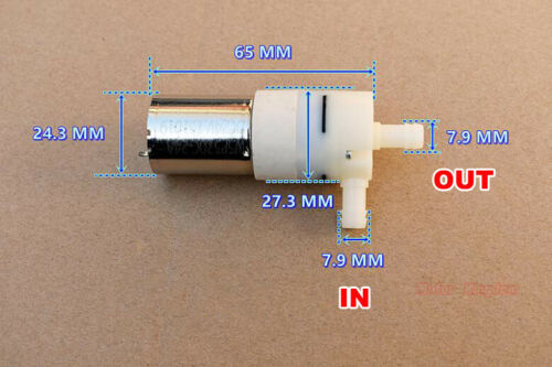 DC12V~24V Micro Mini 370 Diaphragm Self Priming Suction Pressure Pump Water dispenser Pump