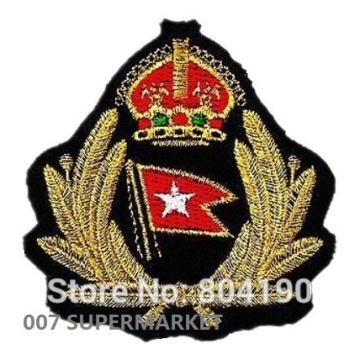 TITANIC White Star Line Officers's Cap LOGO Animated Series TV MOVIE Costume Embroidered Emblem applique iron on patch