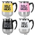 Self Stirring Mug Coffee Milk Automatic Mixing Mug Grain Oat Stainless Steel Thermal Cup Double Insulated Smart Cup New