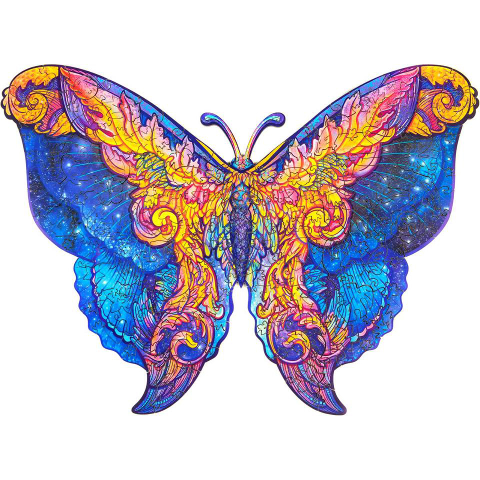 DIY Butterfly Wooden Puzzles Each Piece Is Animal Shaped Best Gift For Adults Children Craft Wooden Jigsaw Puzzle Dropship