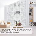 200CM Privacy Window Film Self-Adhesive vinyl Frosted Stained Glass Film Static Cling Window Sticker Anti UV Window Covering