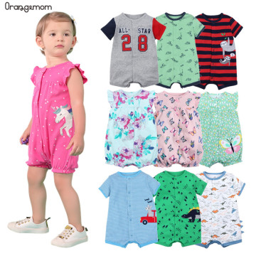 Orangemom official store Summer boys baby clothing Short Jumpsuit Newborn Romper Baby Boy Clothes infant roupas Baby Rompers