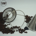 YRP V60 Stainless Steel Cone Coffee filter Dripper Double Layer Mesh Holder Infuse Home Coffee Maker barista Kitchen tools