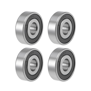 uxcell 4pcs 6202-16-2RS Deep Groove Ball Bearings 16mm Inner Dia 35mm OD 11mm Bore Double Sealed Chrome Steel Z2