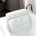 OUNONA 3D Mesh Spa Bath Pillow Non-Slip Bathtub Pillow Soft Neck Bath Cushion Spa Pillow with Six Suction Cups