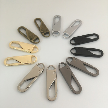 2Pcs Metal Zip Puller Zipper Sliders DIY Handmade Sewing Craft Zipper Repair Kits For Bags Accessory Instant Zipper Repair Tool