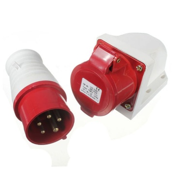 16 Amp 5 pin Plug & Socket Weatherproof IP44 3 Phase 380-415v 3P + N + Earth 16A