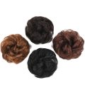 Brazilian Remy Hair Bun Elastic Donut Ponytail Human Hair 100% Human Hair Curly Clip Ins Chignon Human Hair Ponytail Extension