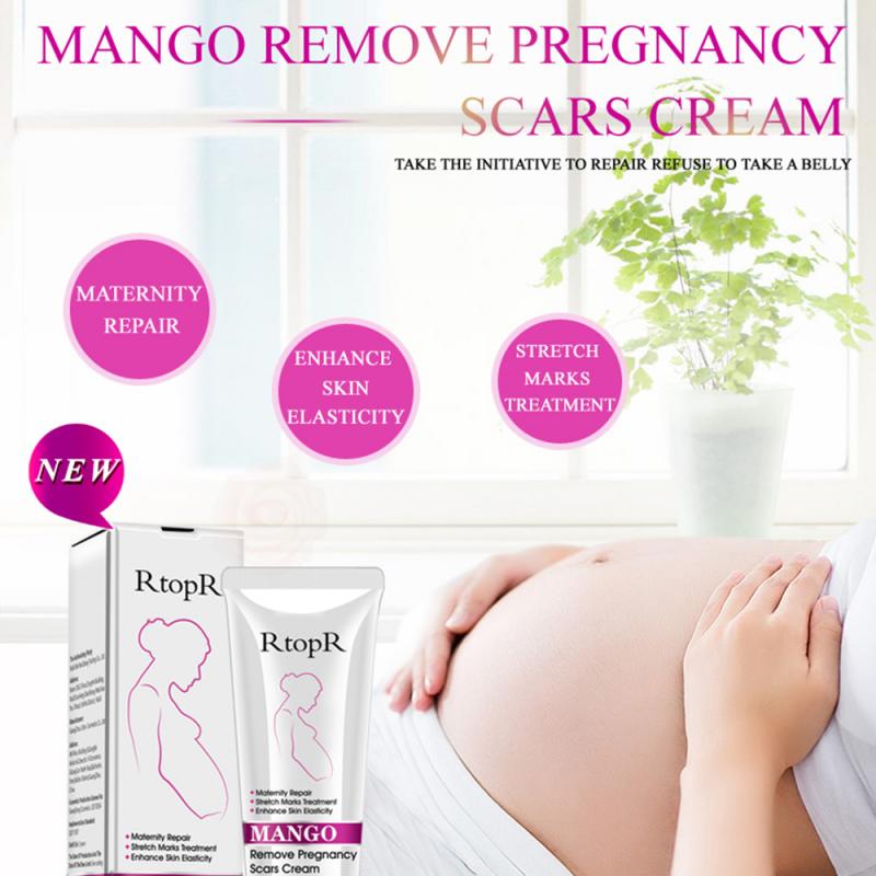 Mango Remove Pregnancy Acne Scar Stretch Mark Cream Treatment Maternal Anti-Aging Repair Anti-Wrinkle Firming Body Cream TSLM2