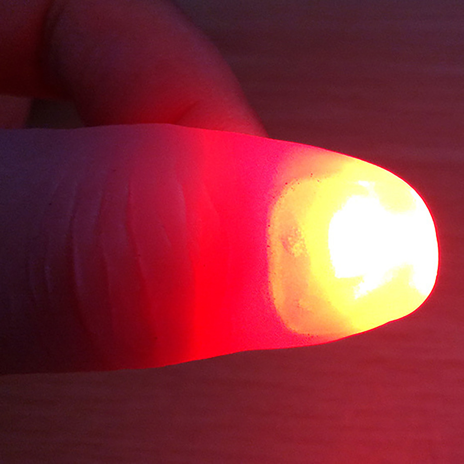Luminous Toys LED Finger Light Rings Glow Magic Flashing Close Up Trick Classic Parent Child Interactive