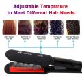LCD Ultrasonic Infrared Hair Care Cold Iron Keratin Argan Oil Recover Hair Damaged Smoothly Hair Treatment Straightener