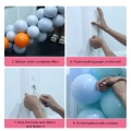 Transparent 5m Balloon Chain Tape Arch Connect Strip Durable Fastener for Decoration
