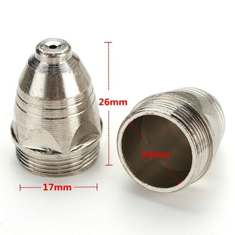 45pcs P80 Air Plasma Cutter Cutting Torch Consumable Nozzle Tip Electrode Guide Wheel 80A IGBT CNC P80 Plasma Torch Accessories