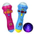 Funny Lighting Toys Kids Jouet Bebe Flash Microphone Model Cute Mini Wireless Music Karaoke Luminous Toys For Baby Model Gift