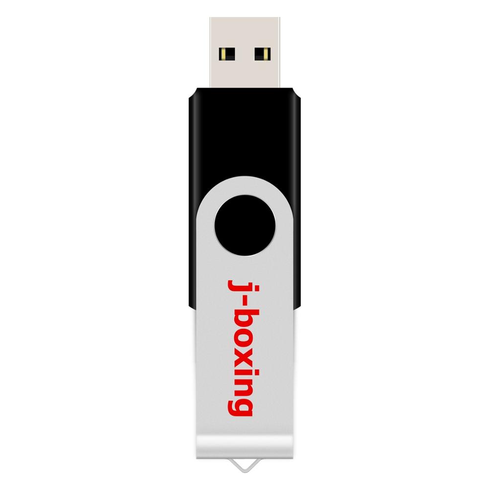 128GB USB 2.0 Flash Drive 64GB 32GB Metal Swivel USB Memory Stick 16GB 8GB Thumb Storage Pendrive for PC Mac Laptop Tablet Black